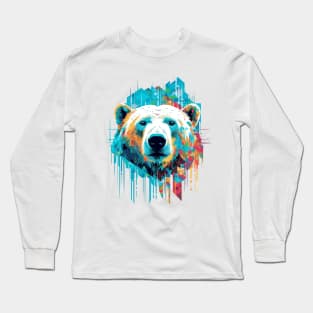 Polar Bear Animal Freedom World Wildlife Wonder Abstract Long Sleeve T-Shirt